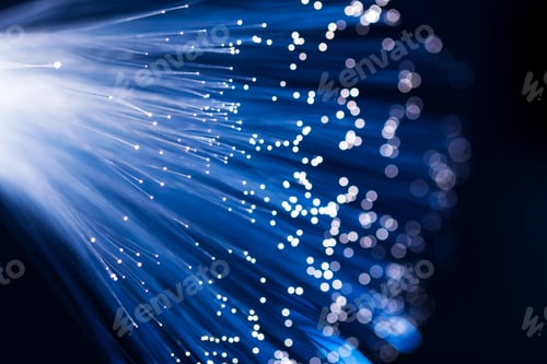 Preview: Blue fiber optics