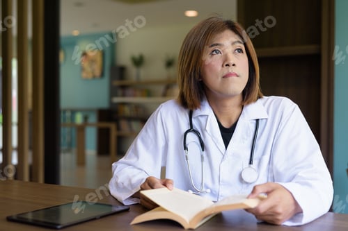 Preview: Transgender non binary doctor with stethoscope