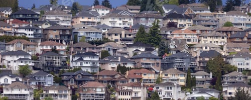 Preview: Residential homes in suburban neighborhood.