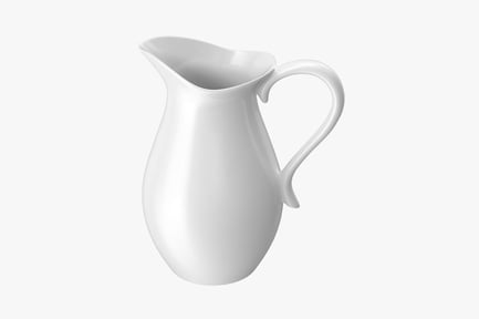 Preview: Elegant White Porcelain Carafe