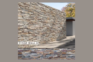 Preview: Stacked Stone Slab Wall 8 - Seamless