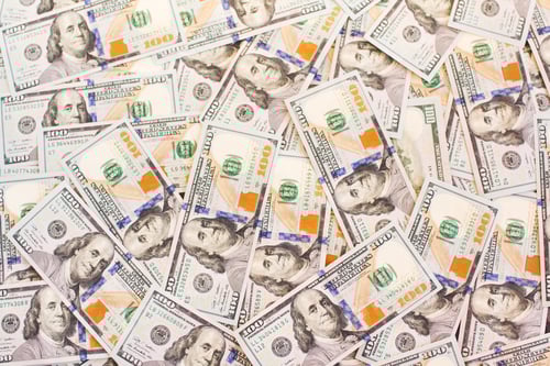 Preview: Pile of United States One Hundred Dollar Bills