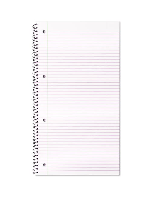 Preview: blank paper isolated on white