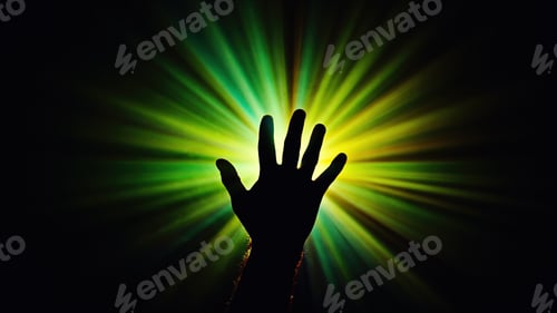 Preview: Hand is Reaching to Eternal Light Beam Rays