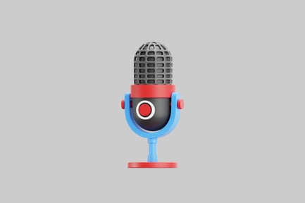 Preview: Cartoon style broadcast microphone