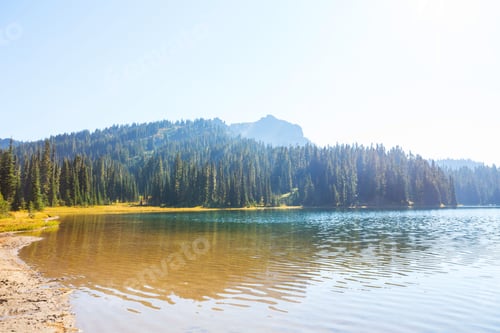 Preview: Mountains lake