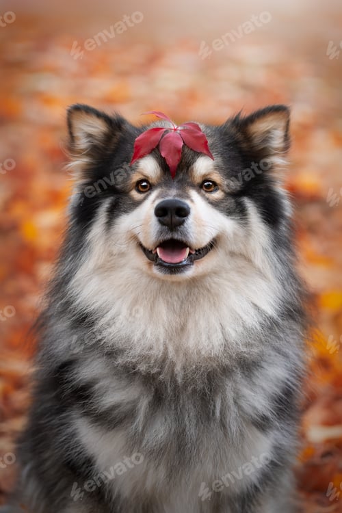 Preview: Portrait of Finnish Lapphund dog