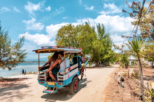 Preview: Local transport on Indonesian island with no cars