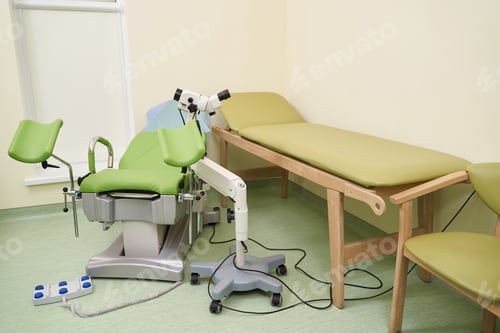 Preview: Focused photo on equipment being in medical center