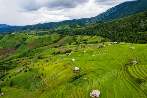 Preview: rice field at Mae Cham Chiangmai Northern Thailand