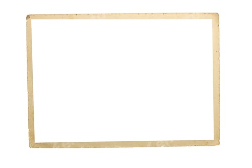 Preview: old photo frame texture png isolated picture postcard border