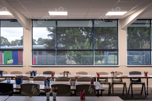 Preview: Automated roller blinds in a classroom