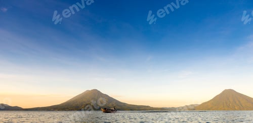 Preview: Lake Atitlan Sunrise Panorama