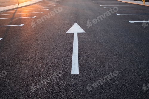 Preview: road signs in a new parking