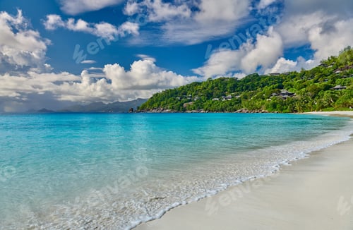 Preview: Beautiful Petite Anse beach at Seychelles
