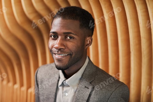Preview: Black Young Man in Designer Office