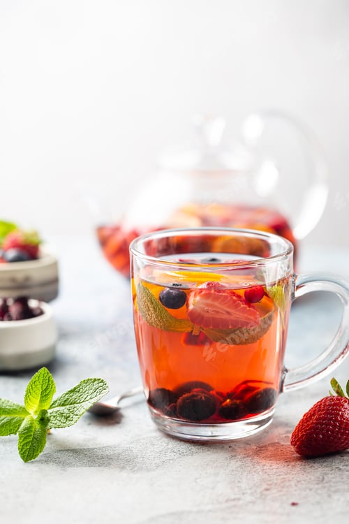 Preview: Fruit red tea with berries