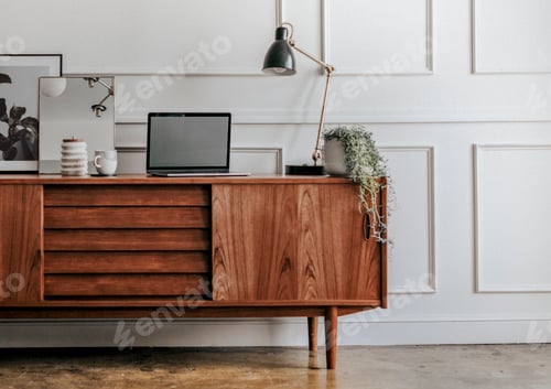 Preview: Mid century modern living room