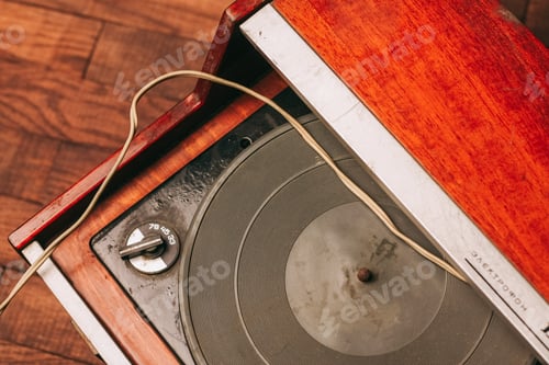 Preview: retro gramophone records turntable antique nostalgia vintage