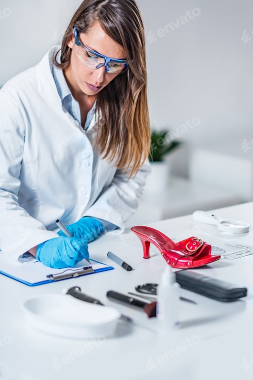 Preview: Forensic science expert examining objects from a crime scene