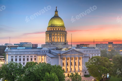 Preview: Madison, Wisconsin, USA state capitol