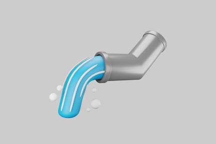 Preview: Cascading water pipe with bubbles