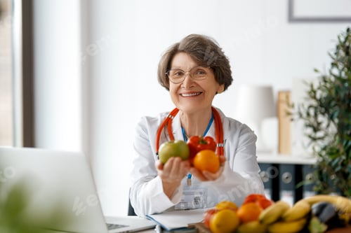 Preview: doctor is working in medicine office