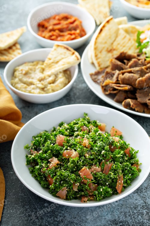 Preview: Parsley tabbouleh with tomato and cous cous
