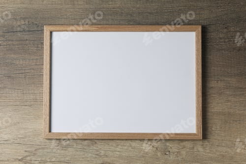 Preview: Photo frame with empty space top view