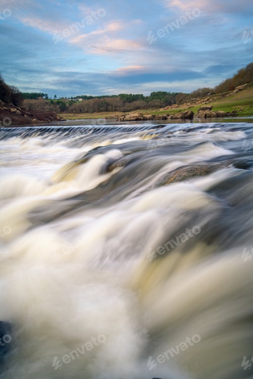 Preview: Hughe stream of the river Mino near Portomarin