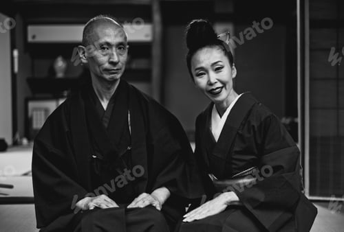 Preview: Senior couple lifestyle moments in a traditional japanese house