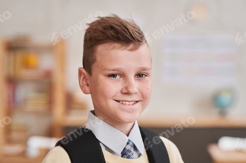 Preview: Portrait of Smiling Schoolboy