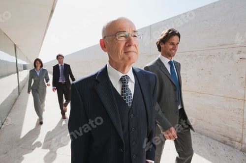 Preview: Spain, Mallorca, Business people walking together