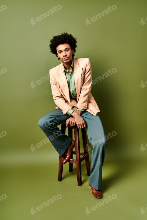 Preview: The dapper gentleman on stool