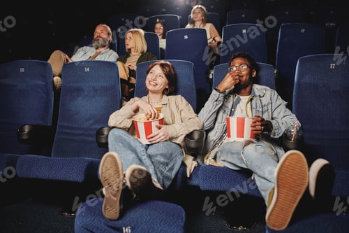 Preview: People Relaxing At Cinema