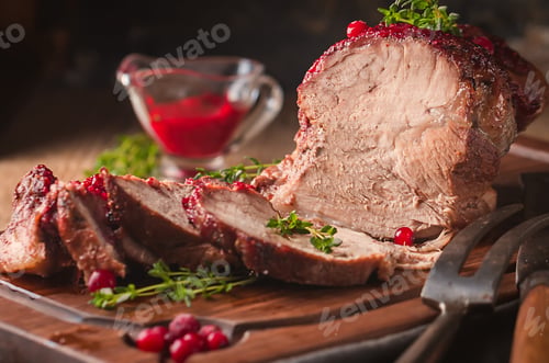 Preview: Baked pork meat