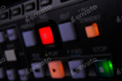 Preview: Close-up of the front panel of the digibeta recorder