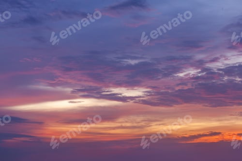 Vorschau: Hintergrund des Sonnenunterganges