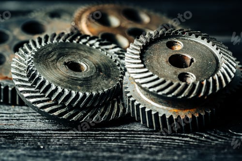Preview: Gears from an old industrial machine