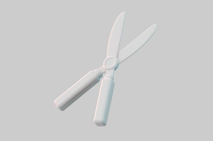 Preview: Minimalist decorative scissors