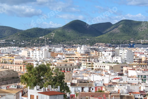 Preview: City scape ibiza town