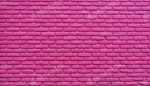 Preview: Pink brick wall abstract background. Pink rough brick wall texture. Background for love