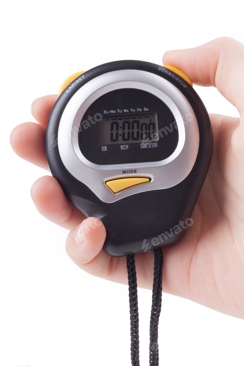 Preview: Black Digital Stopwatch