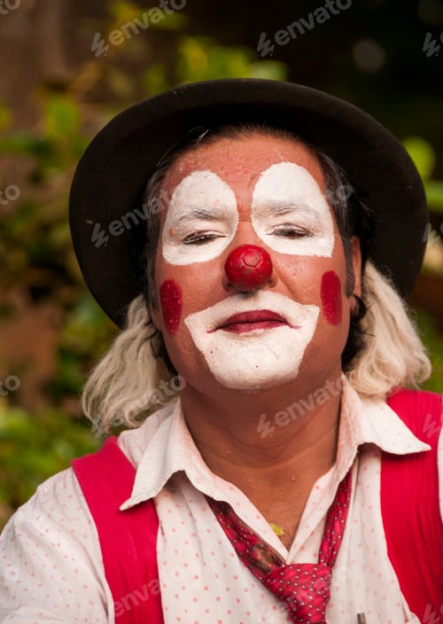 Preview: Portrait of impersonator as a joker, India.