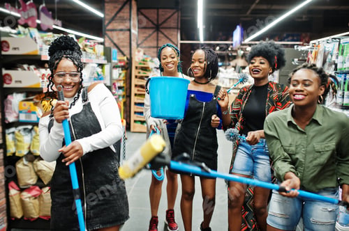 Preview: Africans at supermarket