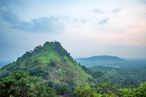 Preview: Scenic view of Srilankan mountain forest