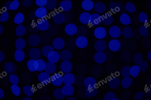 Preview: beautiful dark blue defocused bokeh background