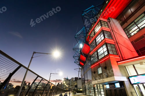 Preview: Melbourne Cricket Ground at Night in Australia