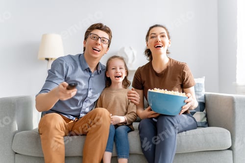 Preview: Happy family spending time together.