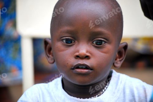 Preview: Cute little African toddler boy